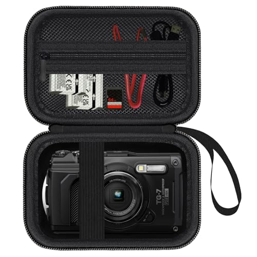Funda rígida para cámara Olympus Tough TG-7 negra miniatura 1