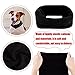 OYANTEN Dog Ear Hoodie Wrap for Calming - Quiet Ears for Dogs,Dog Ear Muffs Noise Protection,Pet Ears Cover,Black,S