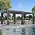 SUNSITT Outdoor Louvered Pergola 10' × 20' Aluminum Pergola with Adjustable Rainproof Roof & Hidden Drainage System, Patio pergola w/Waterproof Curtains and Nets for Deck Porch Garden, Drak Grey