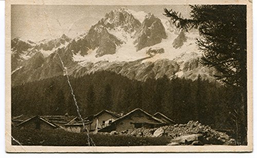 1931 Panorama montagne e paese Guller Corvaro Rieti dest. Roma FP B/N VG Cartolina Postale