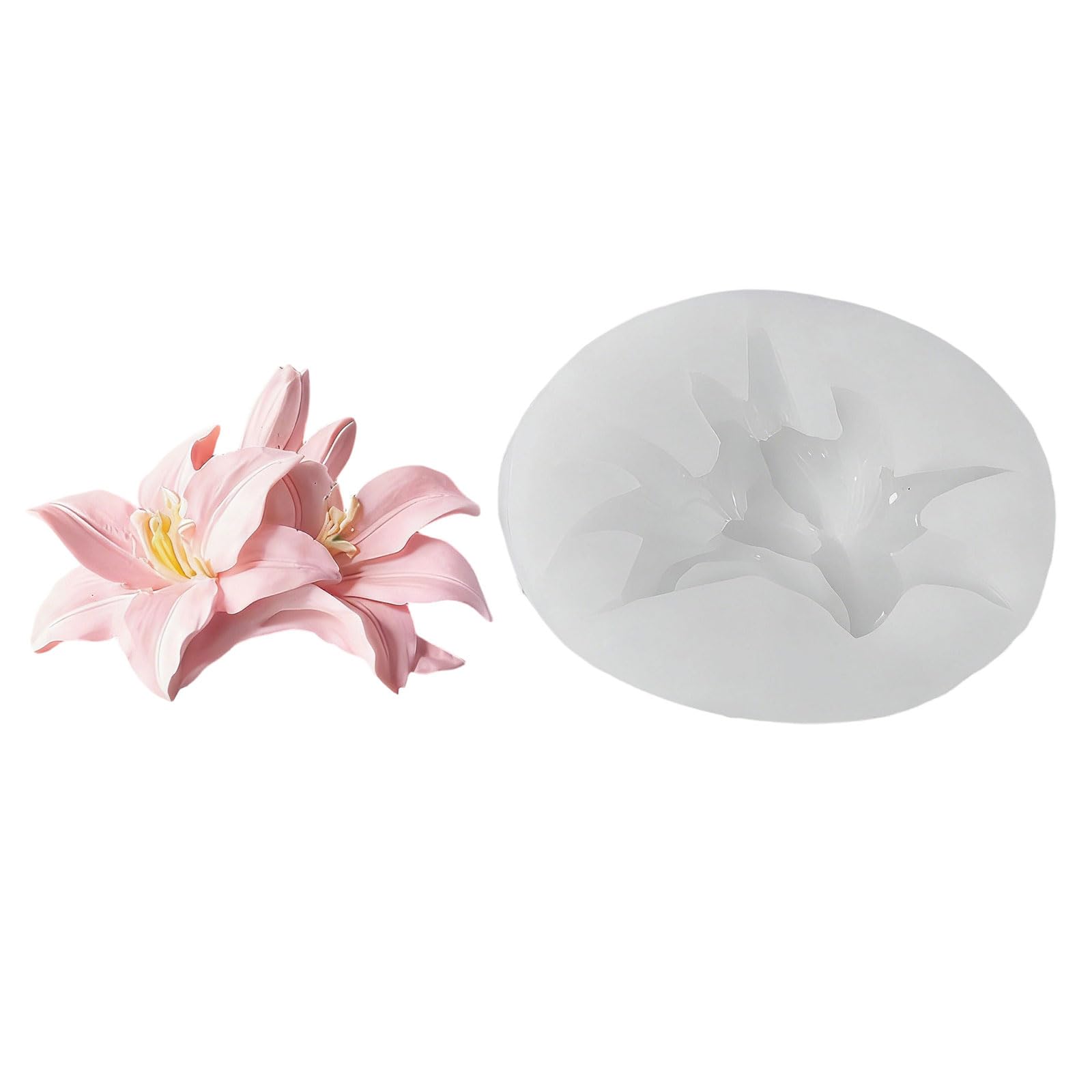 Kalttoy Silicone for Crystals Drip Flower Decorations Crafting Home Art Projects with Detailed Designs Soap