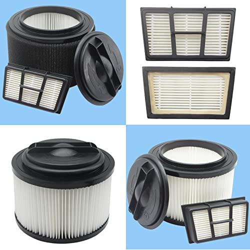 2 Pack VF408 HEPA Filter Replacement for Vacmaster VF408 4 Gallon Wet/Dry Vacuum Cleaner, Compare to Part# VF408 & VFHF by Aolleteau - Used condition - Image 5
