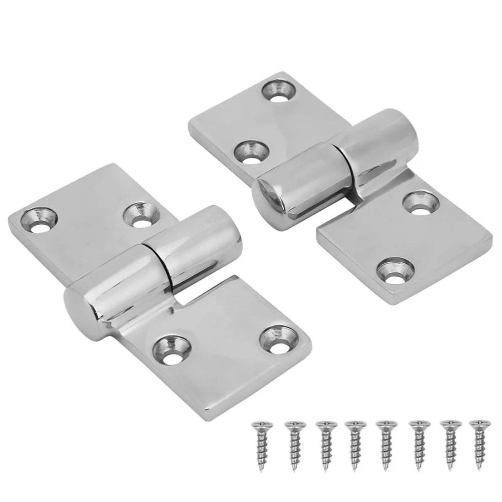 Ryqzhhy Type1 Lift Off Hinges 2Pcs 316 Stainless Steel Take Apart Boat Hinge Heavy Duty Casting Lift-Off Hatch