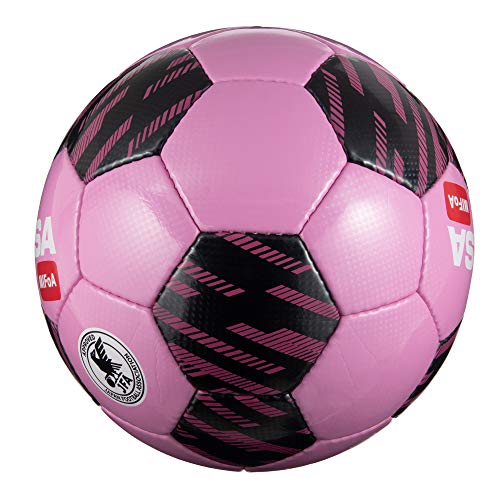 【Amazon.co.jp 限定】 ミカサ(MIKASA) サッカーボール 5号球 検定球 MIFoA(ミフォア) 一般・大学・高校・中学 ピンク×ブラック FT501B-PBK 4枚目
