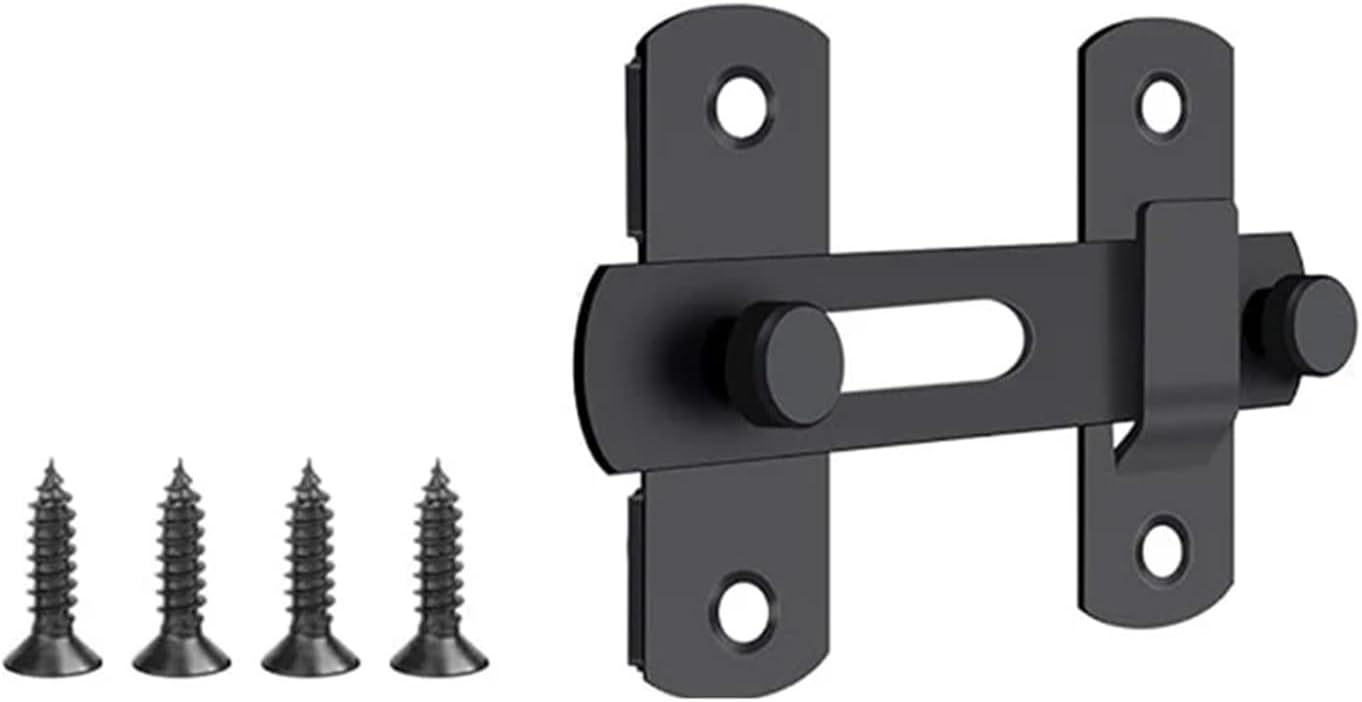 Barn Door Lock Barn Door Lock, Flip-Type Design; Suitable for Folding Doors and Standard Swing Doors.(20pcs)