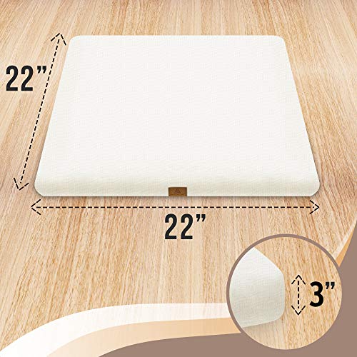 Zabuton Cushion in 10 Color - USA Buckwheat Hulls - Image 3