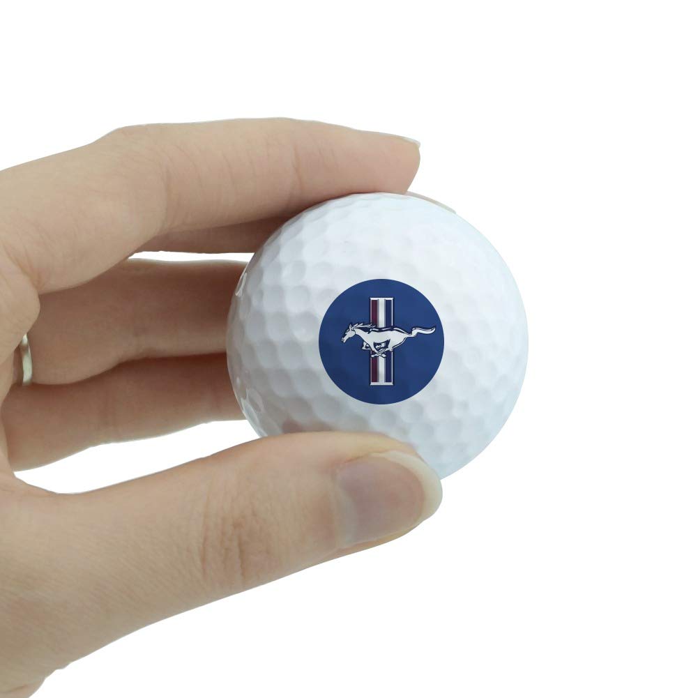 GRAPHICS & MORE Ford Mustang Logo Novelty Golf Balls 3 Pack