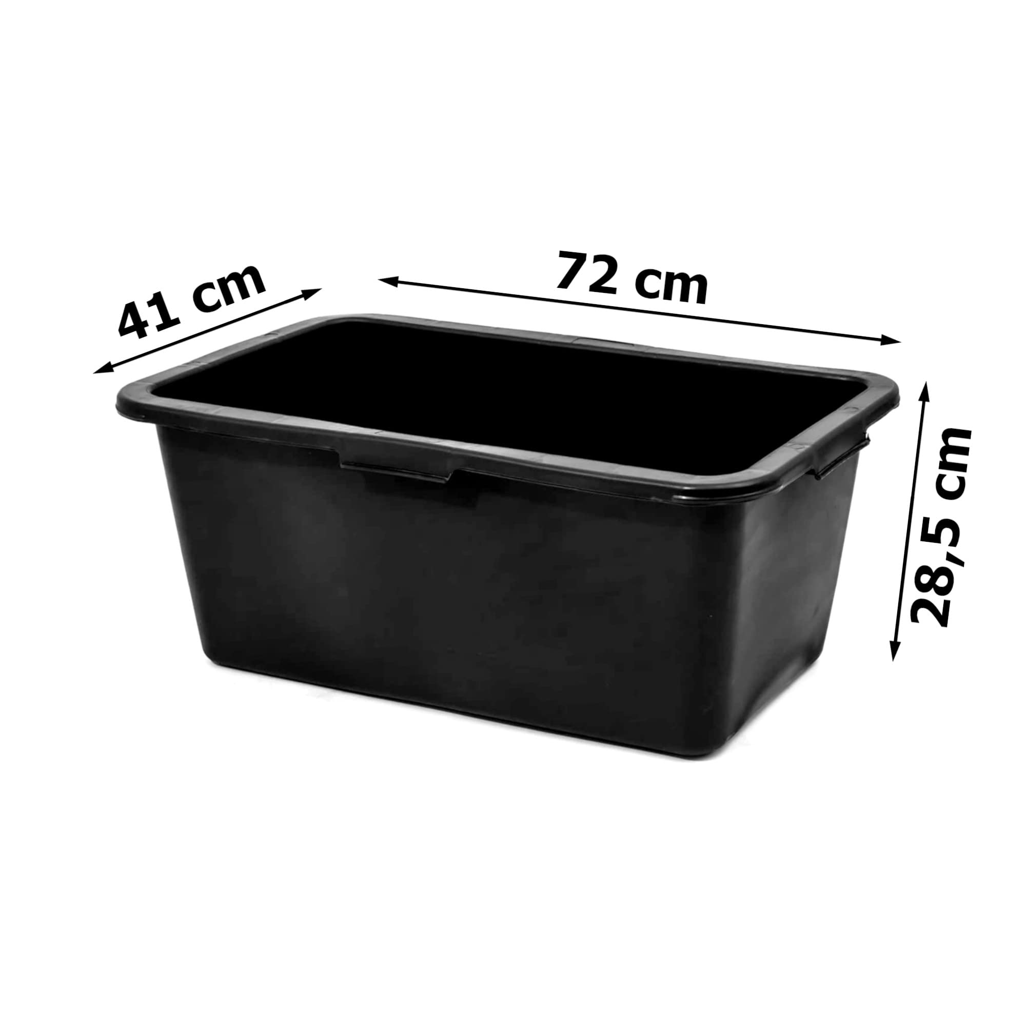 botle Mortar Box Lot de 10 bacs à mortier en plastique 60 l 72 cm Bac à mortier pour mélanger le mortier