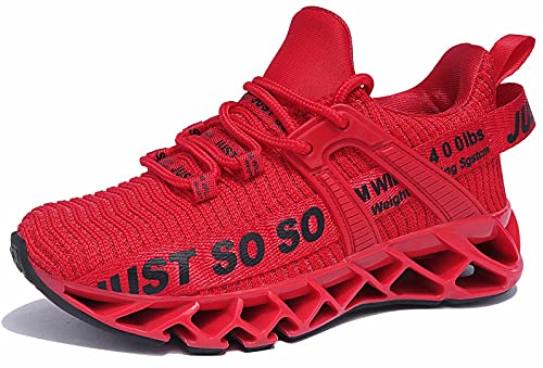 Wonesion Kids Girls Shoes Boys Just So So Running Tennis Shoes Lightweight Fashion Sports Sneakers For Little Kids/Big Kids A Red #TOP18