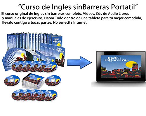 Ingles sin Barreras Portatil Curso Completo Dentro de una Tableta Nueva