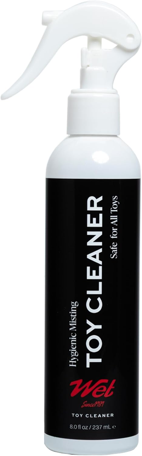 Wet Hygienic Misting Toy Cleaner, Alcohol-Free Spray, 8 Oz