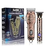 RESUXI Hair Clippers for Men with Barber Trimmer Set ,Professional Haircut Clippers for Hair Cutting Grooming Kit…