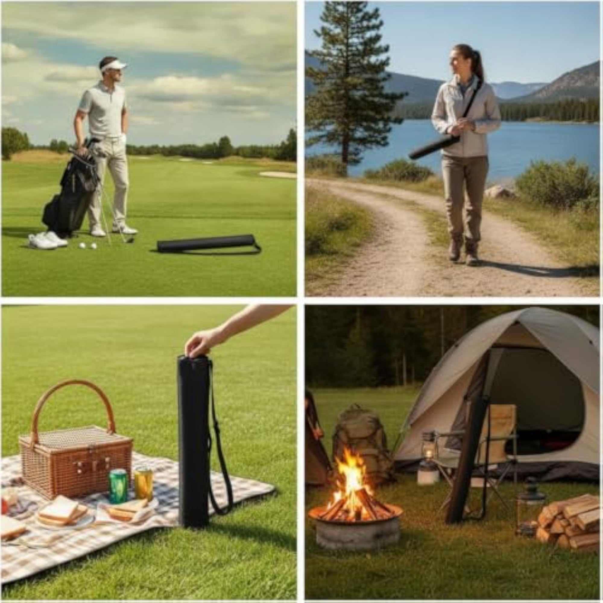 Portable Insulated Can Cooler Bag, Lightweight Drink Carrier