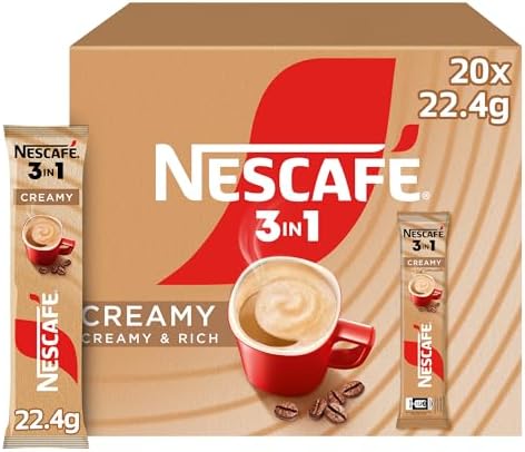Nescafe 3in1 Creamy Latte Coffee Mix 22.4g (20 Sticks)