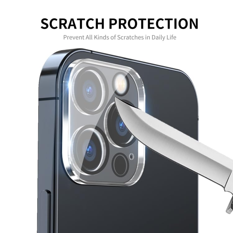 Image of Xmon Back Camera Lens Protector for iPhone 14 Pro Max Premium Camera Glass Protector Guard, Anti-Scratch, Ultra-Clear, Easy Installation
