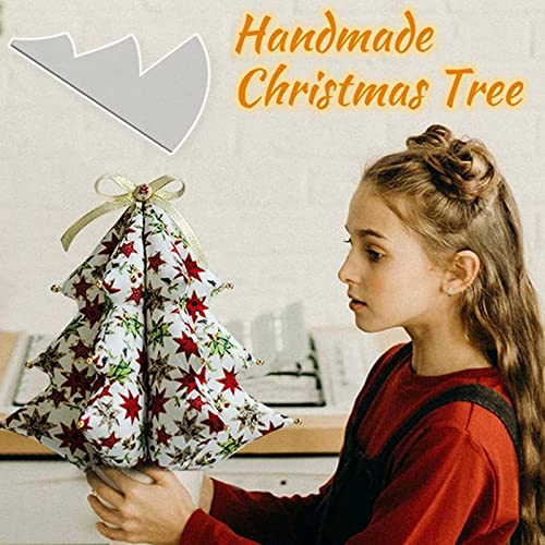 3 Pcs Fabric Christmas Tree Sewing Template,8/12/15 Inch Christmas Tree Sewing Pattern Template Quilting Template,Handmade Christmas Tree Quilting Set Pattern Template,Diy Xmas Decor #TOP3