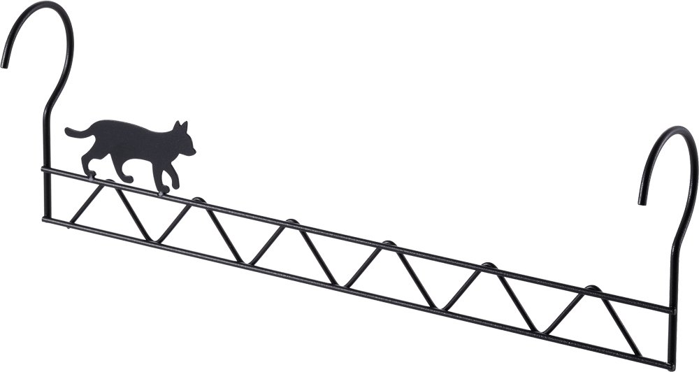 Amazon.co.jp: Yoshikawa 1305985 Kuroneko, 7 Rows Hanger