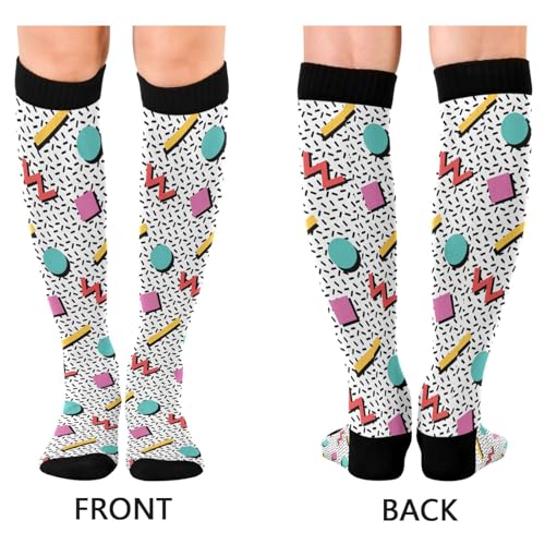 Image of Compression Socks for Women & Men, Knee High Socks for Circulation Medical Running Athletic Nurse Travel