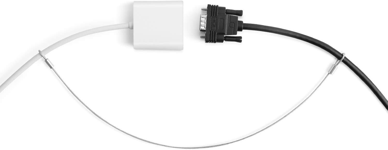 Cable Adapter Tether 6 Pack, 12 inch Universal Adjustable Security Wire Tether with Nylon