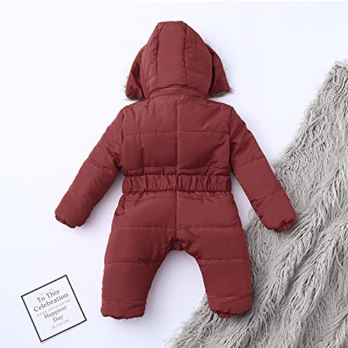Betadog Boy Ski Pants Girls Winter Coat Cold Weather Boys Snow Jacket Girl Winter Clothes Girls Ski Jacket 5t (Brown, 9-12 Months)4