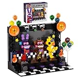 Five Nights Stage Building Block Toy, Classic Horror Game Stage with Monster Building Set, Compatible with Lego, Collectible Present for Game Fans (467PCS)