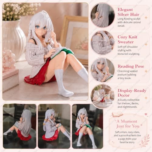 Image of Wandering Witch: The Journey of Elaina -Premium Action Figures Collectible for Office Desk, Study Table, Car Dashboard, Decoration for Anime Lovers, Fans, Kids, Collectors