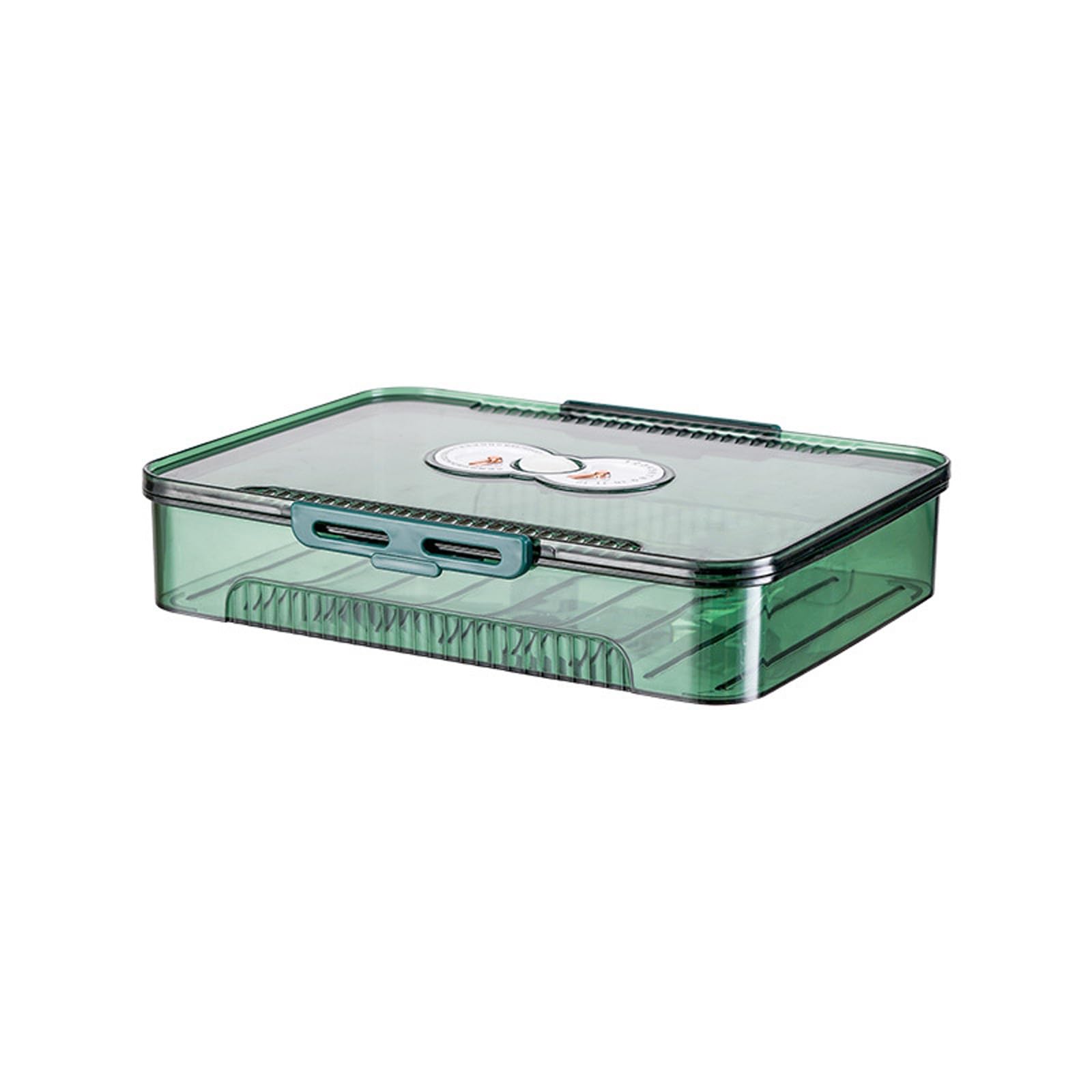 YROHGKPN Clear Dumpling and Wonton Storage Box Stackable Freezer Container with Divided Compartments for Easy Organization Airtights Kitchen Containers
