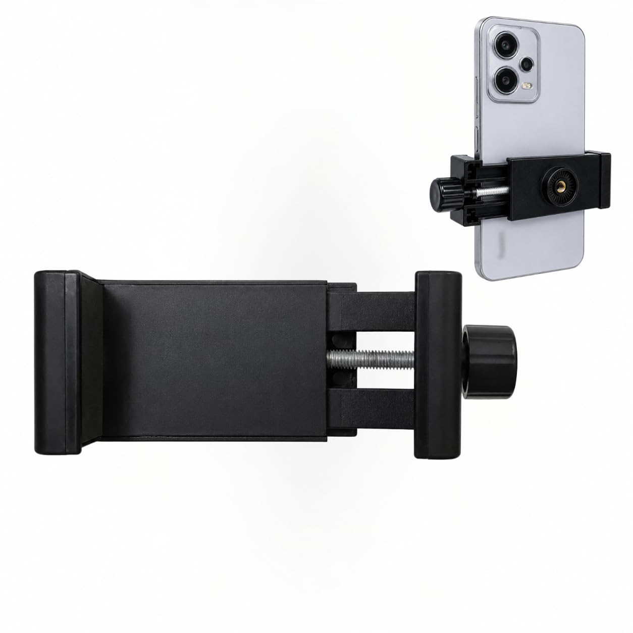 Universal Mobile Phone Holder Clamp | Adjustable Screw-Lock Smartphone Clip with Secure Anti-Slip Grip for Vlogging, Photography, Live Streaming & Video Recording-image-19