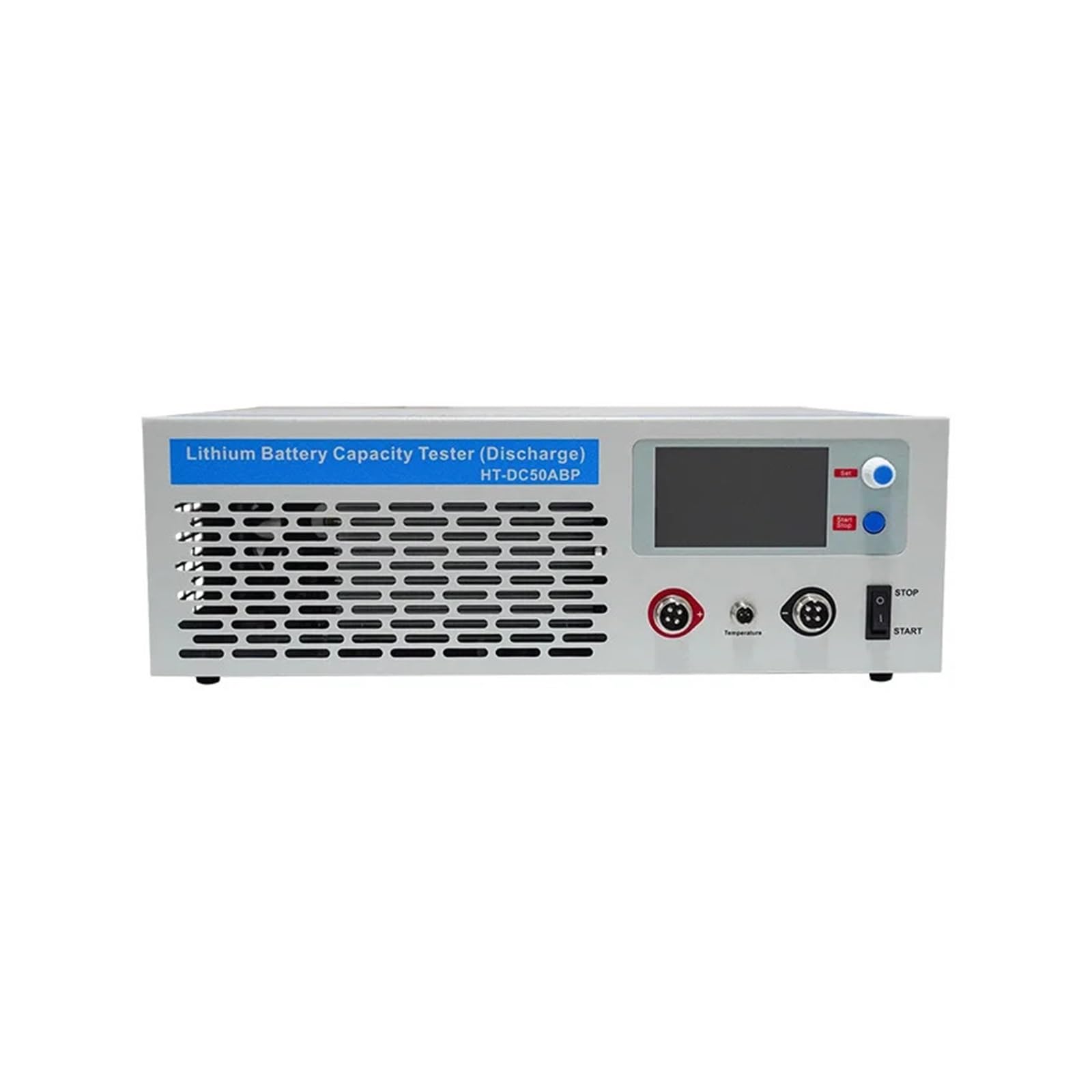 Analizador de potencia, Probador de capacidad batería 1-99 V 50 A for plomo-ácido LTO NCM | Herramienta carga descarga inteligente alta precisión(10 Channel fixture)