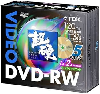 Amazon.co.jp: TDK 超硬DVD-RW録画用 1~2倍速対応 10mm厚ケース入り5枚 Amazon.co.jp: TDK 超硬DVD-RW録画用 1~2倍速対応 10mm厚ケース入り5枚