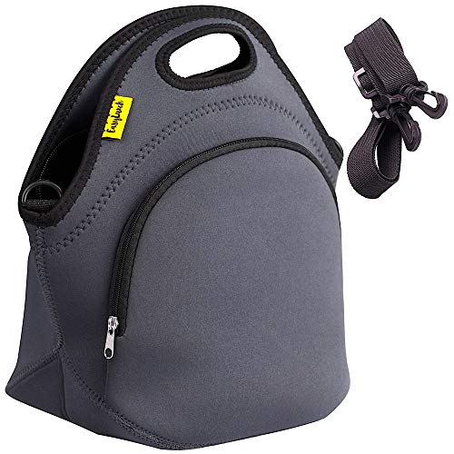 Durable Insulated Neoprene Lunch Bag - For Women & Kids & Men Lunch