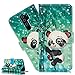 Produktbild Xiaomi Redmi Note 8 Pro Hülle,Xiaomi Redmi Note 8 Pro Handyhülle Glitzer 3D Niedlicher Panda Flip Case PU Leder Cover Magnet Schutzhülle Handytasche für Xiaomi Redmi Note 8 Pro,XLL Panda Bamboo
