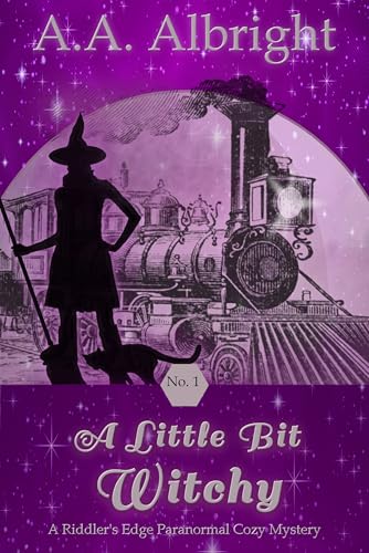 A Little Bit Witchy (A Riddler's Edge Cozy Mystery Book 1)