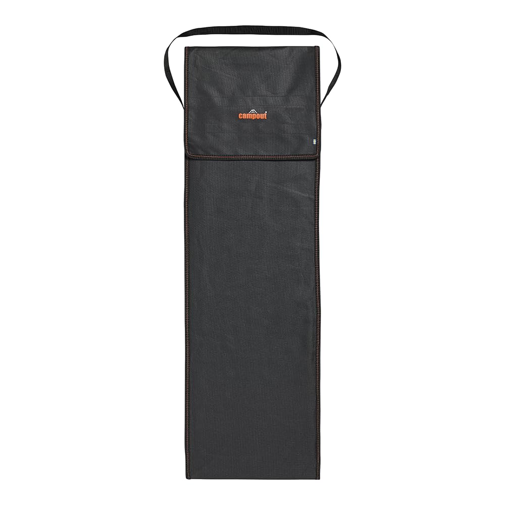 Campout XL Wohnwagenrampe – Rampen – 93 x 28,5 x 26,6 cm – Rampen – Radausgleich – 3 Höhen – extra Grip – Leichter Kunststoff – inklusive Tragetasche – Max. 5000 kg Tragkraft – 2 St – Schwarz