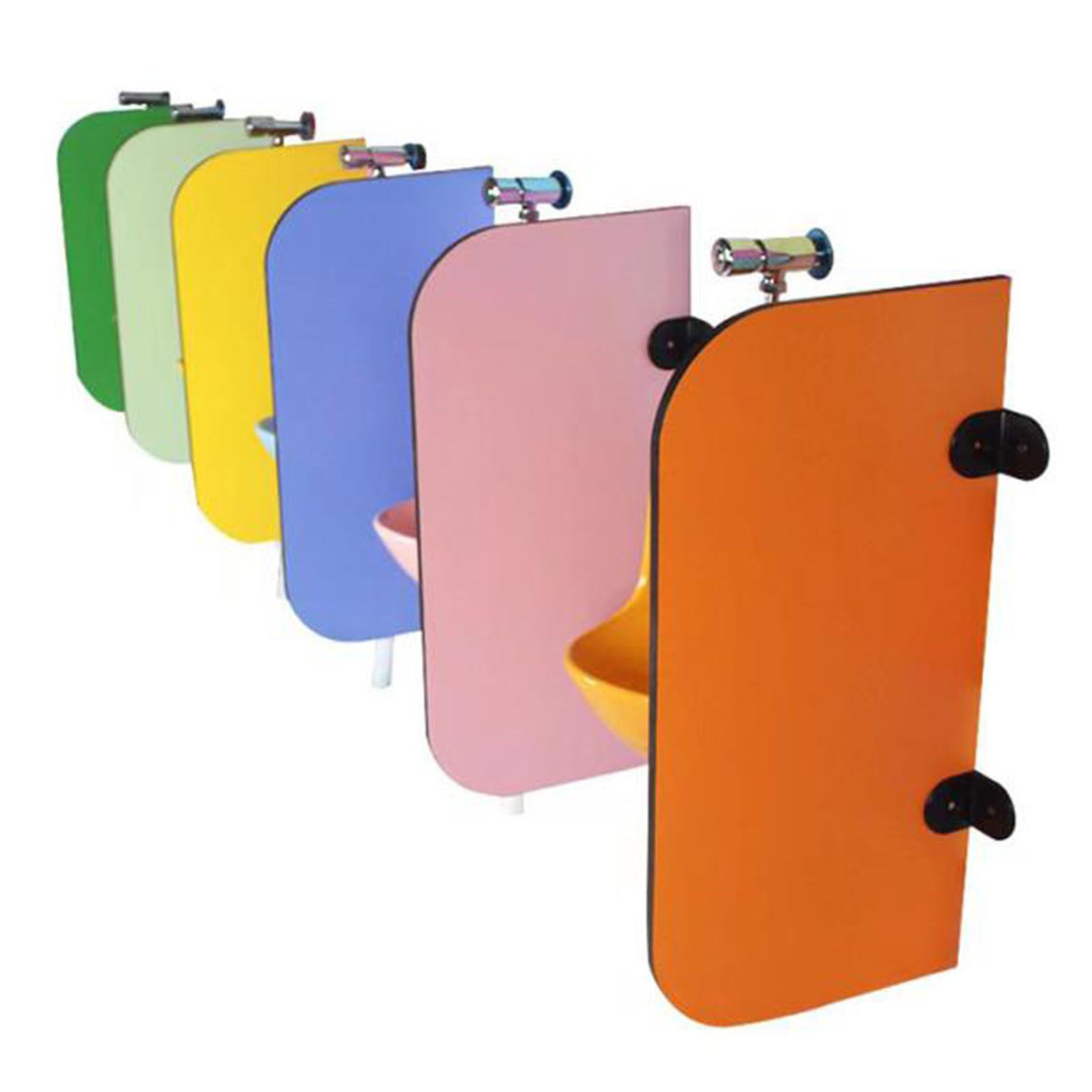 Divisore impermeabile per orinatoio per bambini per asili e scuole, montaggio a parete, adatto ai bambini, design in legno
