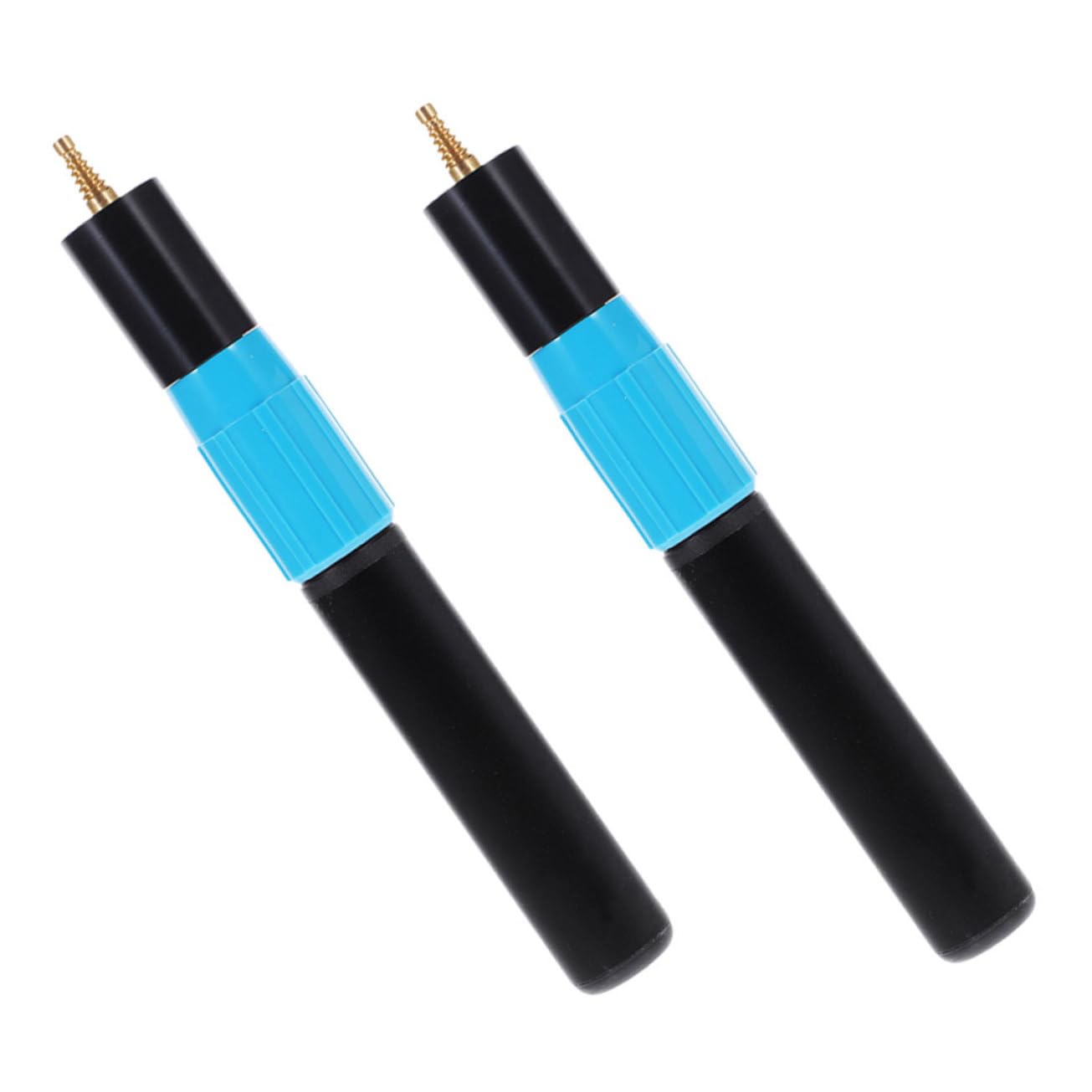 balacoo 2pcs Billiard Pool Cue Extension Stick Extender for Snooker Cues Stick Billiard Cue Extension Billiards Equipment Accessories