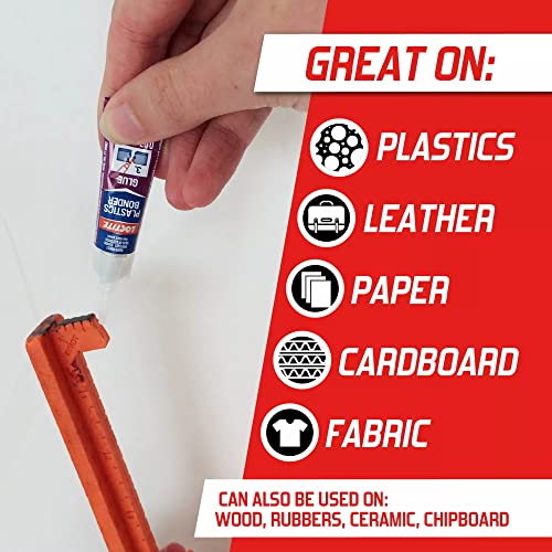 Loctite Super Glue Plastic Bonding system, Clear Superglue for Plastic