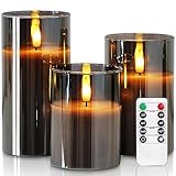 Photo Gallery yinuo mirror candela led con fiamma tremolante, candeline, set di candele elettriche a fiamma mobile a colonna di cera reale, effetto vetro dorato con timer remoto Photo Gallery yinuo mirror candela led con fiamma tremolante, candeline, set di candele elettriche a fiamma mobile a colonna di cera reale, effetto vetro dorato con timer remoto