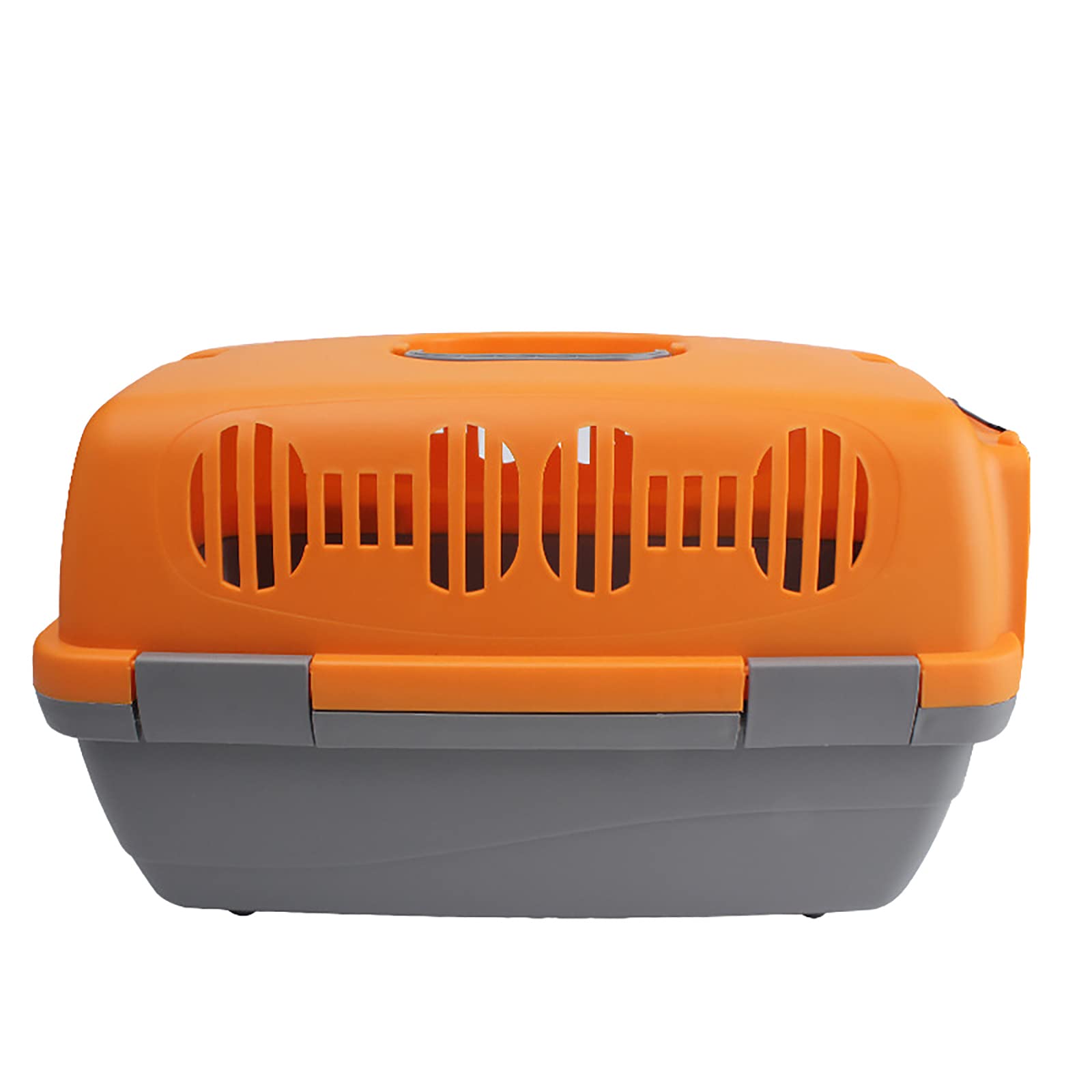 Sac de transport en plastique pour chat avec coque rigide et aérations optimales