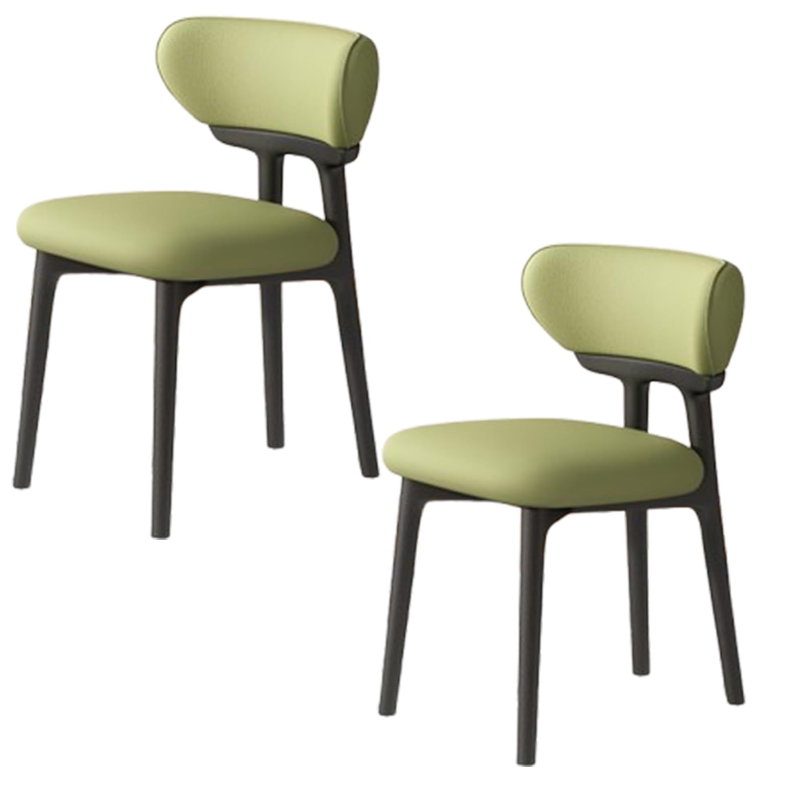 Juego de 4 sillas de comedor vintage de madera maciza, asientos tapizados ergonómicos para el hogar, restaurante, hotel, bar, diseño cómodo y sin fatiga para largas sesiones de sentado