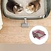 LFRXION Litter Box, Semi Enclosed Tray, Stainless Steel Box,... #1