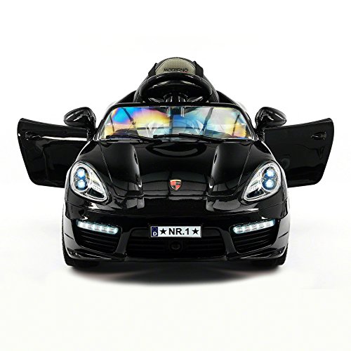 Moderno Kids Kiddie Roadster Children Ride-On Car with R/C Parental Remote 12V Battery