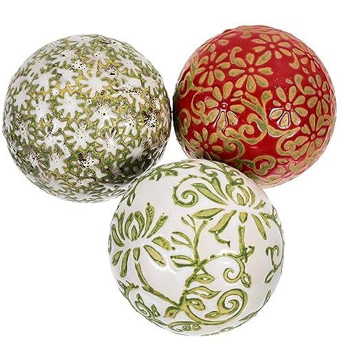 Garneck 3stücke Schwimmende Keramikbälle Dekorative Wasserpoolkugeln Zufällige Farben Für Teich Aquarium Und Garten Home Decor
