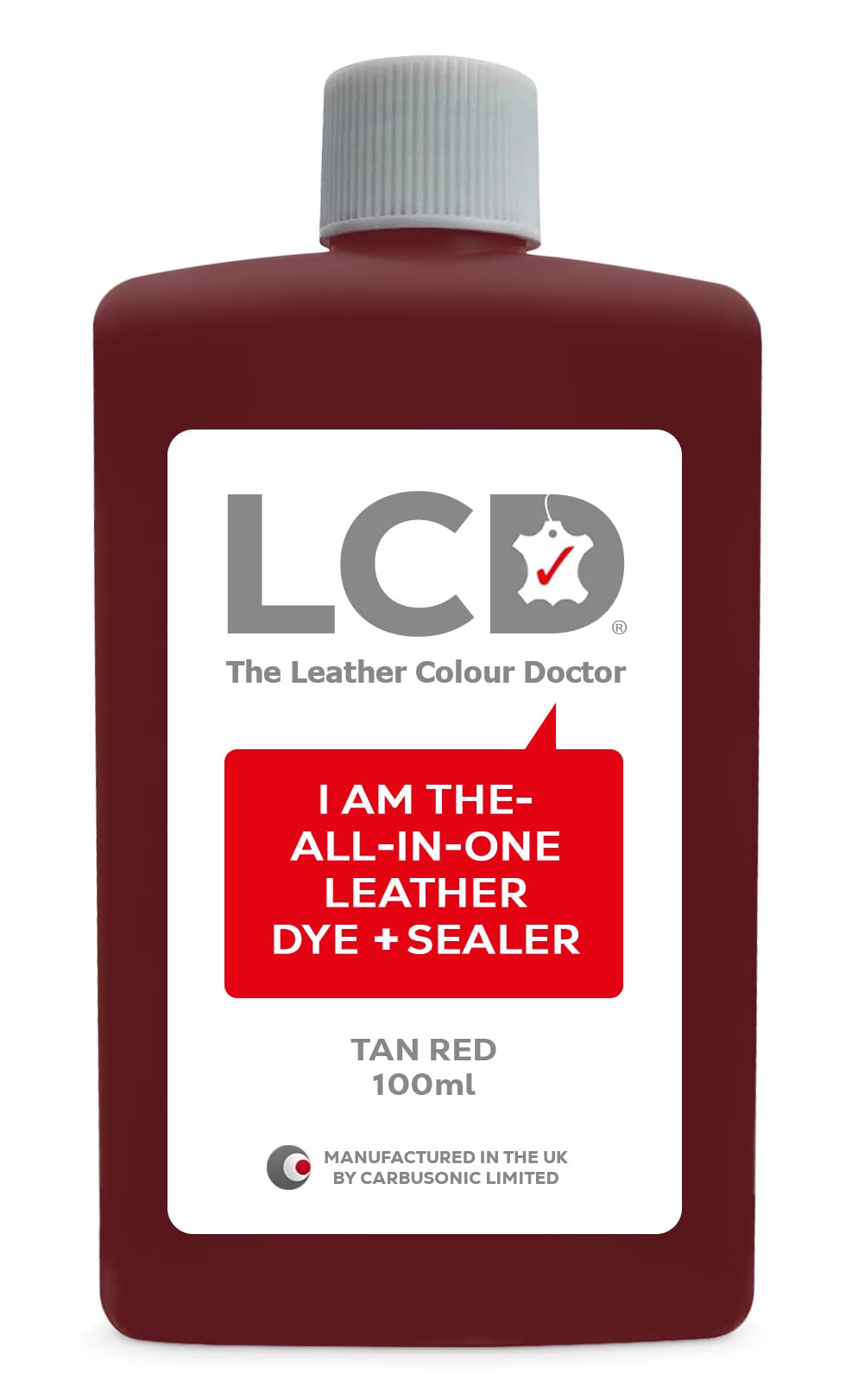 LCD All-in-One Leather dye & Sealer - Repair & Restore Paint, Permanent Colour for Sofas, Shoes, Handbags, Clothing, self Sealing 100ml by The Leather Colour Doctor (Grey) — view 38