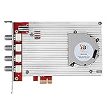 TBS6508 DVB-S2X / S2 / S / T2 / T / C2 / C Multi-Standard Octa Tuner PCIe Card