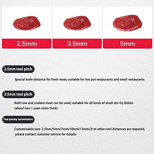 Cortadora eléctrica de carne acero inoxidable 3.5 mm miniatura 3