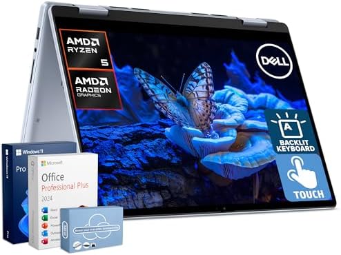<p>Dell Inspiron 14 2-in-1 Laptop 2026: AMD Ryzen 5, 16GB RAM, 1TB Storage, FHD+ Touchscreen, Win 11 Pro for Business Success</p>