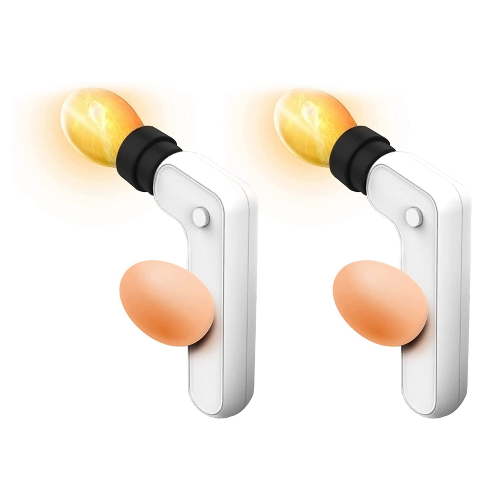 Testeur de bougie d'oeufs deux têtes souples lampe rechargeable x2