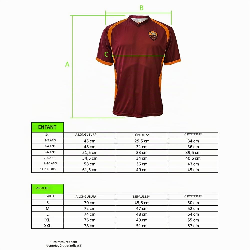 AS Roma Réplique Officielle 25-26, Vierge, XL