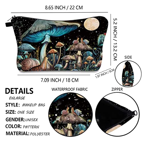 FAVORTALK Small Makeup Bag for Purse Mini Cosmetic Bag for Women Girls Make Up Pouch Beauty Bag Travel Toiletry Wash Bag Cute Pattern Pencil Bag Coin Bag - Image 2